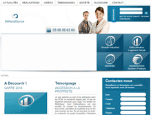 Tablet Screenshot of defiscalliance.com
